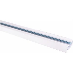1-faset skinne, 1 m, Hvid MALMBERGS
