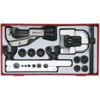 10 dele Rør-/Flangeværktøjssæt TTTF10 Teng Tools