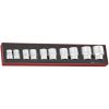 10 dele toppsæt med 3/4" firkantbeslag TEX3410 Teng Tools TOPNØGLESÆT 3/4 22-50MM 10 DELE – miniature 1
