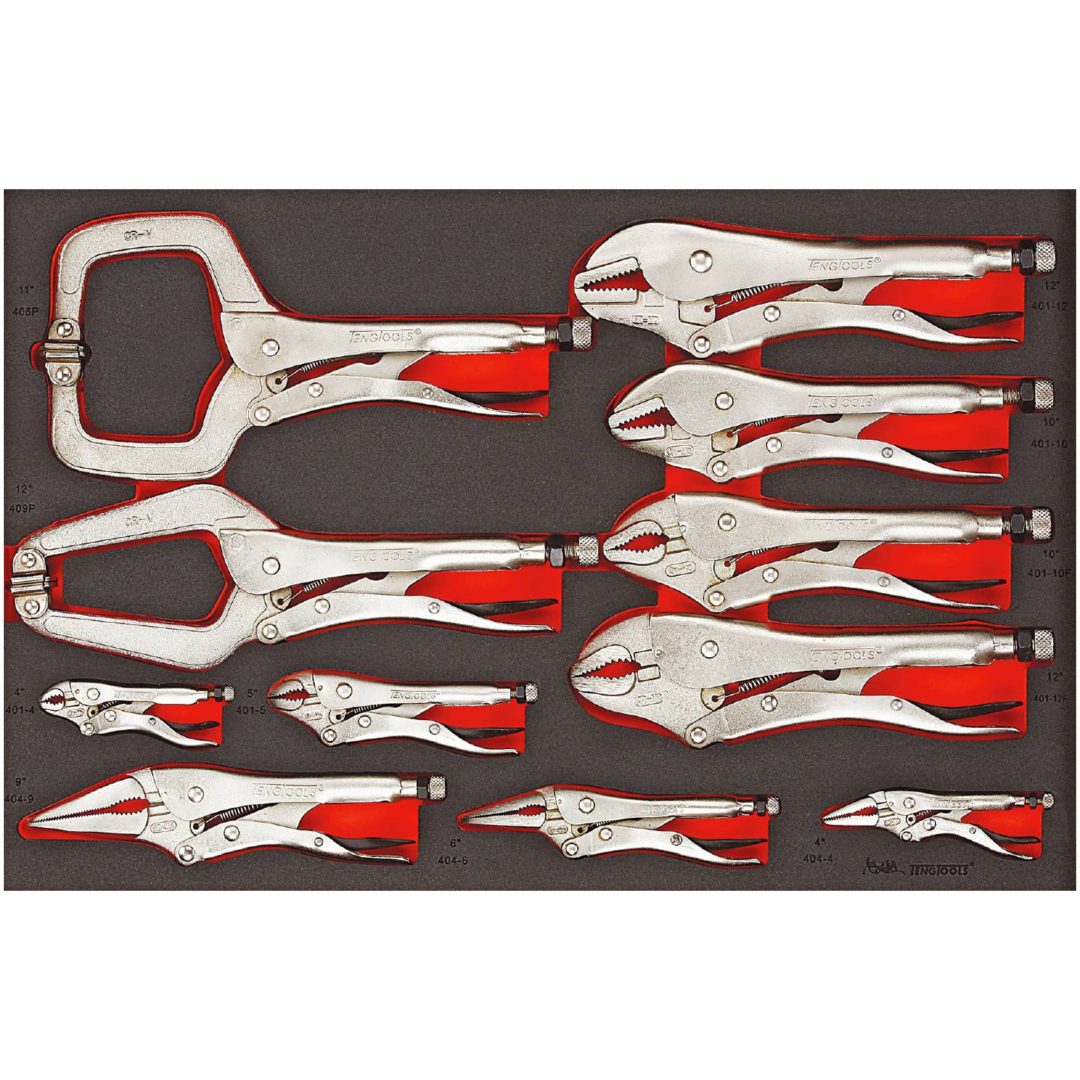 11 dele Tangsæt TTEVG11 Teng Tools SVEJSETANGSÆT EVA 11 DELE