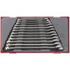 12 dele U-ringgaffelnøgler i sæt TT1236 Teng Tools U-RINGNØGLESÆT MM TT1236 – miniature 1