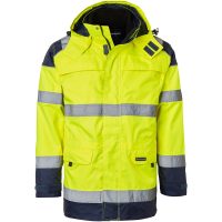 126 Parka Fluoresant yellow/navy M
