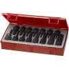 15 dele Krafttopbitsæt (unbrako) til indvendige sekskanthuller TT9015HX Teng Tools KRAFTTOPNØGLESÆT SEKSK. 15 DEL – miniature 2