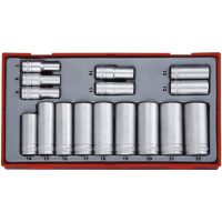 16 dele topnøglesæt med 3/8" firkantfæste TT3816 Teng Tools