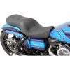 2-Up Sæde Low-Profile DRAG SPECIALTIES Sort – miniature 1