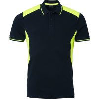 213 Polo Navy/fluoresant yellow 3XL