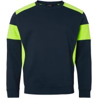 221 Sweat Navy/fluoresant yellow XXL