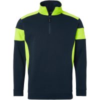 222 Sweat Navy/fluoresant yellow L