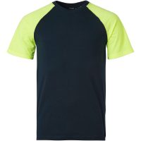 225 T-shirt Navy/fluoresant yellow 4XL