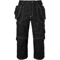 233 Craftsmen 3/4 Trousers Black C50
