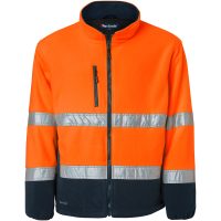 264 Fleece Fluoresant orange/navy S