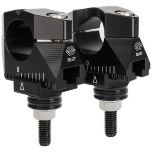 2DGT Adjustable Bar Mounts Black Yamaha MT-07 GILLES TOOLING