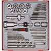 34 dele gevindskæresæt TTDTD34 Teng Tools Gevindsæt M3-M12 34 dele – miniature 2
