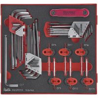 42 dele TX- og sekskantnøglesæt TEDHT42 Teng Tools