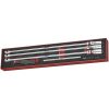 5-delt tændrørshylstersæt med ekstra lange fatninger med 3/8" fatning og T-håndtag TEXTB05 Teng Tools TÆNDRØRSTOPSÆT TTXTB05 – miniature 2