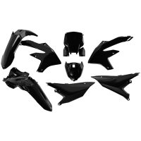 6-Piece Plastic Kit - Black Rtech
