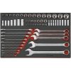 62 dele U-ringnøgle- og topnøglesæt TTEAF62 Teng Tools VÆRKTØJSSÆT TOMME EVA 62 DELE – miniature 2