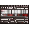 63 dele topnøglesæt med 1/2" firkantbeslag TTESK63 Teng Tools TOPNØGLESÆT EVA 1/2 63 DELE – miniature 2
