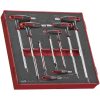 7-delt sekskantnøglesæt med T-håndtag TEDHEX7 Teng Tools SEKSKANTNØGLESÆT EVA 7 DELE – miniature 2