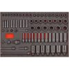 73 dele Krafttopnøglesæt med 3/8" og 1/2" firkantfæste TTEISK73 Teng Tools KRAFTTOPNØGLESÆT 73 EVA DELE – miniature 2