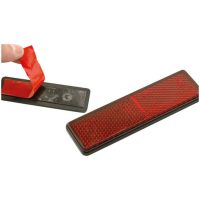 91x21 Rectangular Reflector Red - with Tape HIGHSIDER