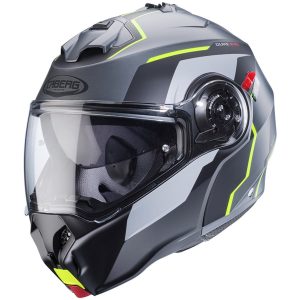Åben Hjelm Duke Evo Move Mat Grå/sort/neongul Caberg