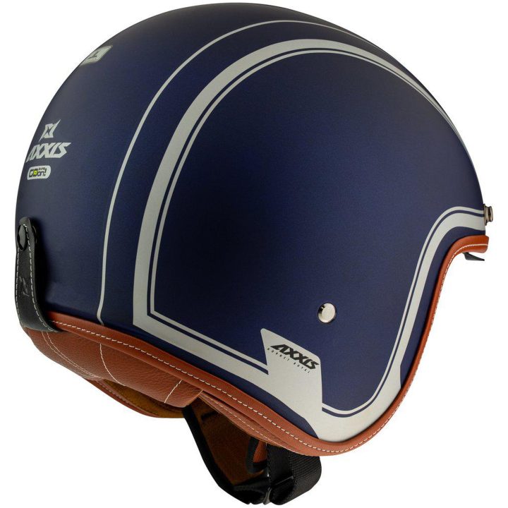 Åben hjelm Hornet Royal A7 Matblå AXXIS XS – billede 2