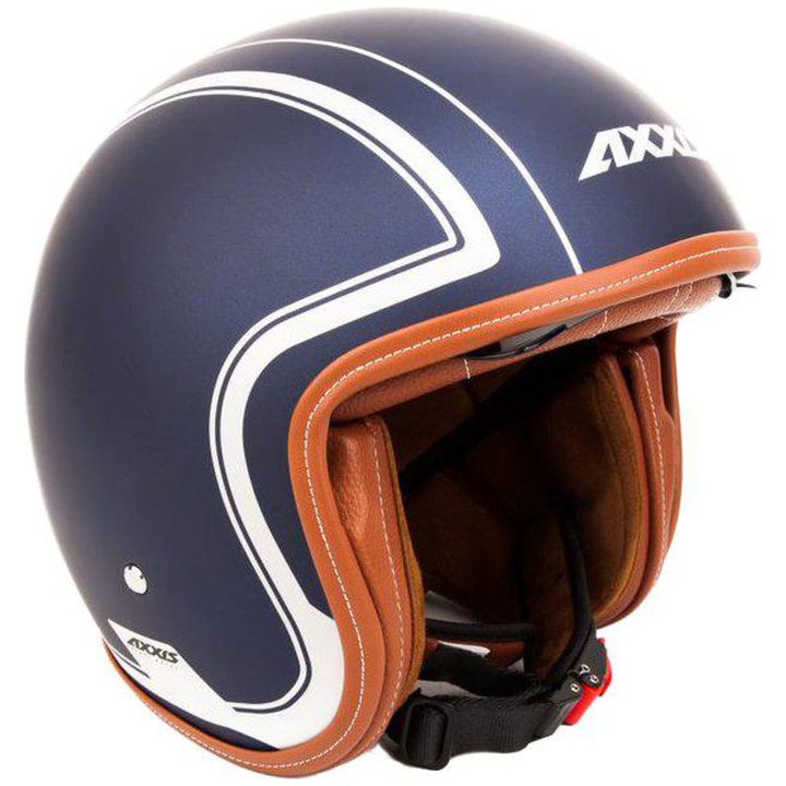 Åben hjelm Hornet Royal A7 Matblå AXXIS XS – billede 3