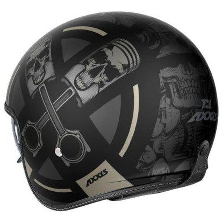 Åben hjelm Hornet Skulls B1 AXXIS XS – billede 2