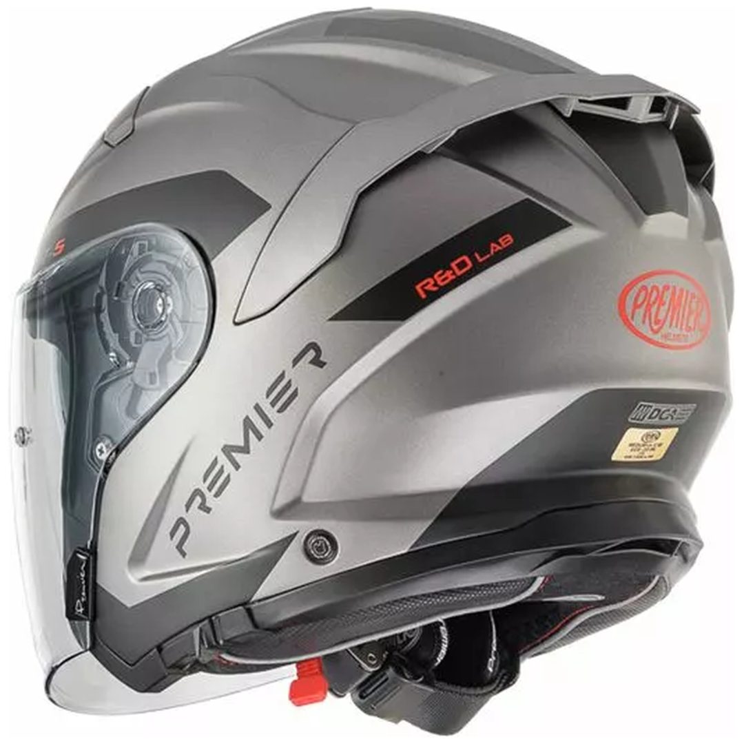 Åben hjelm JT5 MA Grå Premier XS – billede 4