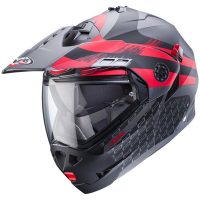 Åben Hjelm Tourmax X Sarabe Mat Grå/sort/rød Caberg