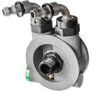 Adapter Olie filter Med Termostat Sølv JAGG OIL COOLERS