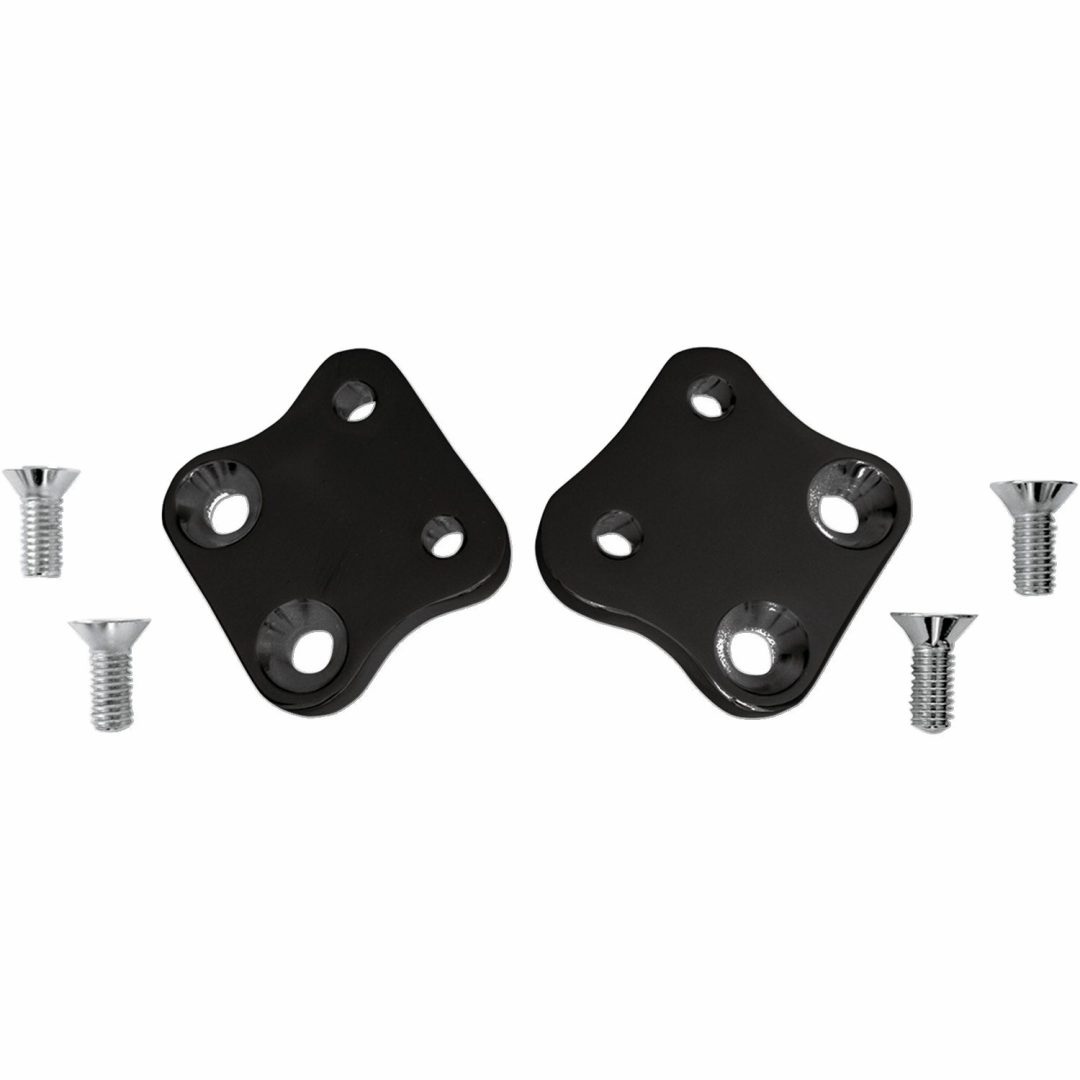 Adapterplade Kick-back Sort/sølv ACCUTRONIX