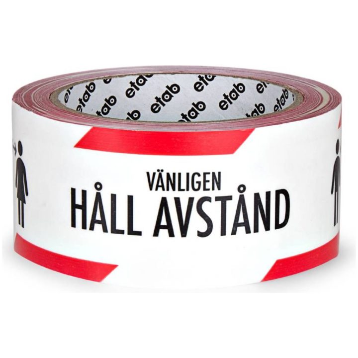 Advarselstape, 9243 ETAB TAPE HOLD AFSTAND 9243 33M – billede 2