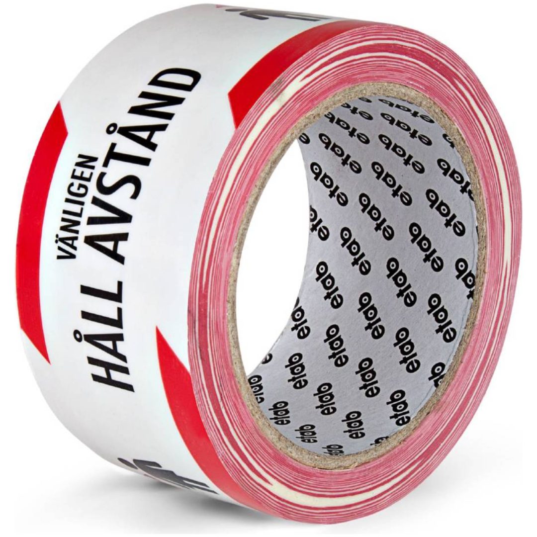 Advarselstape, 9243 ETAB TAPE HOLD AFSTAND 9243 33M