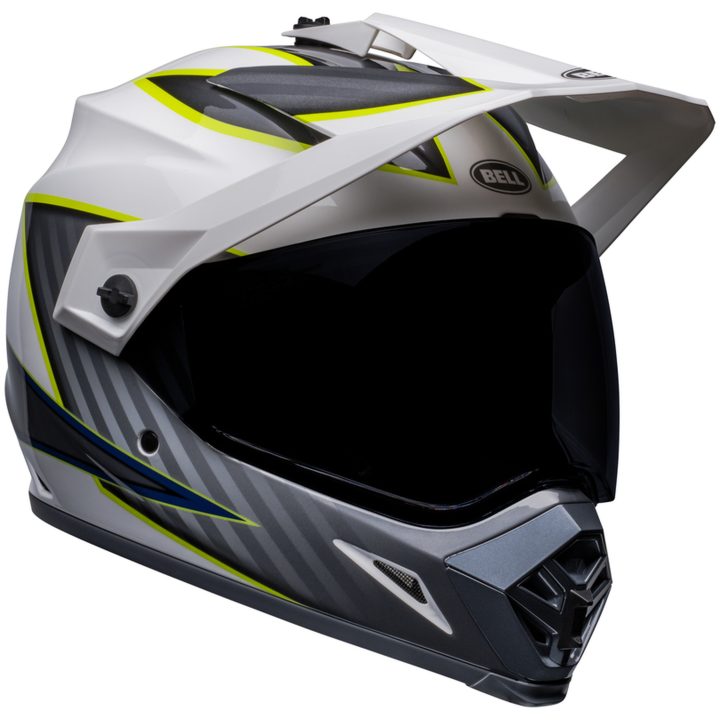 Adventure Hjelm MX-9 Dalton MIPS CE Neongul/Hvid Bell XXXL – billede 12