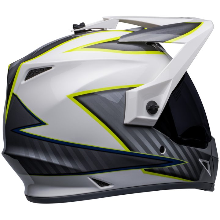 Adventure Hjelm MX-9 Dalton MIPS CE Neongul/Hvid Bell XXXL – billede 11