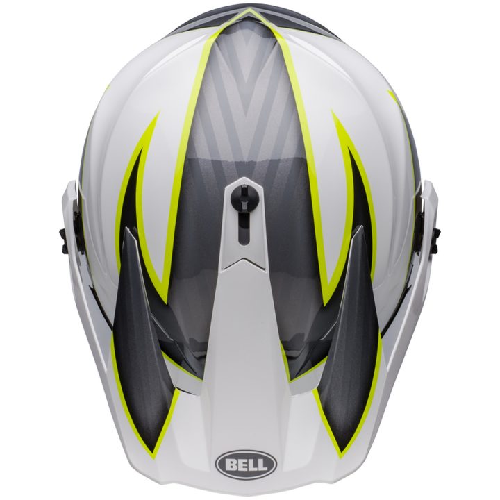 Adventure Hjelm MX-9 Dalton MIPS CE Neongul/Hvid Bell XXXL – billede 10