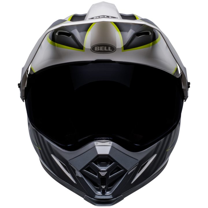 Adventure Hjelm MX-9 Dalton MIPS CE Neongul/Hvid Bell XXXL – billede 8