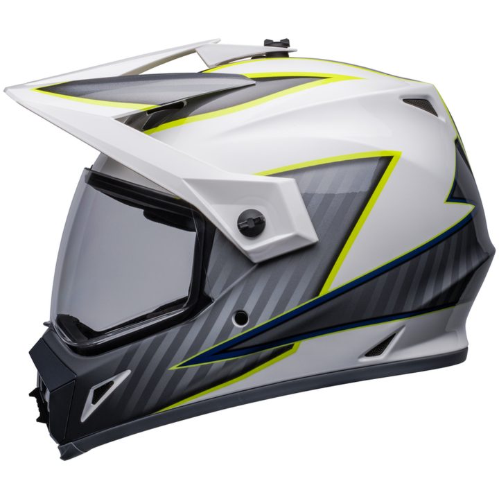 Adventure Hjelm MX-9 Dalton MIPS CE Neongul/Hvid Bell XXXL – billede 7