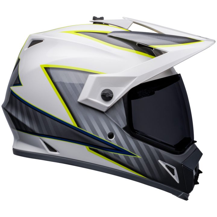 Adventure Hjelm MX-9 Dalton MIPS CE Neongul/Hvid Bell XXXL – billede 4