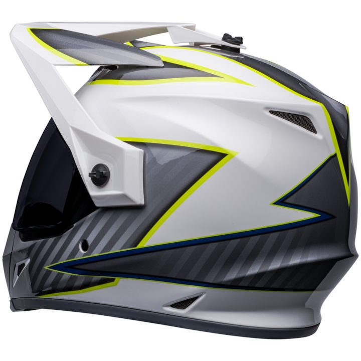 Adventure Hjelm MX-9 Dalton MIPS CE Neongul/Hvid Bell XXXL – billede 2