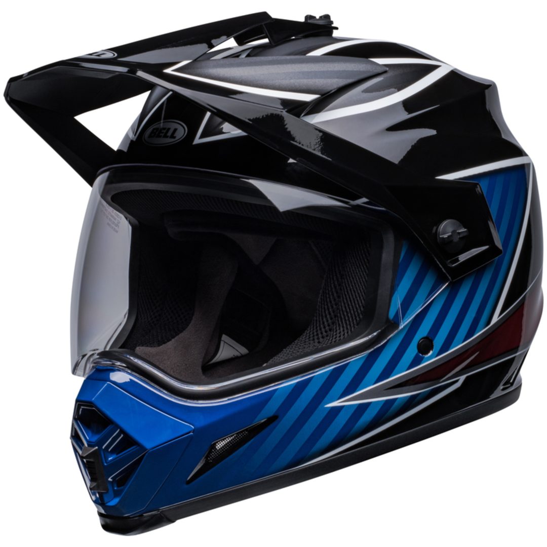 Adventure Hjelm MX-9 Dalton MIPS CE Sort/Blå Bell XXL