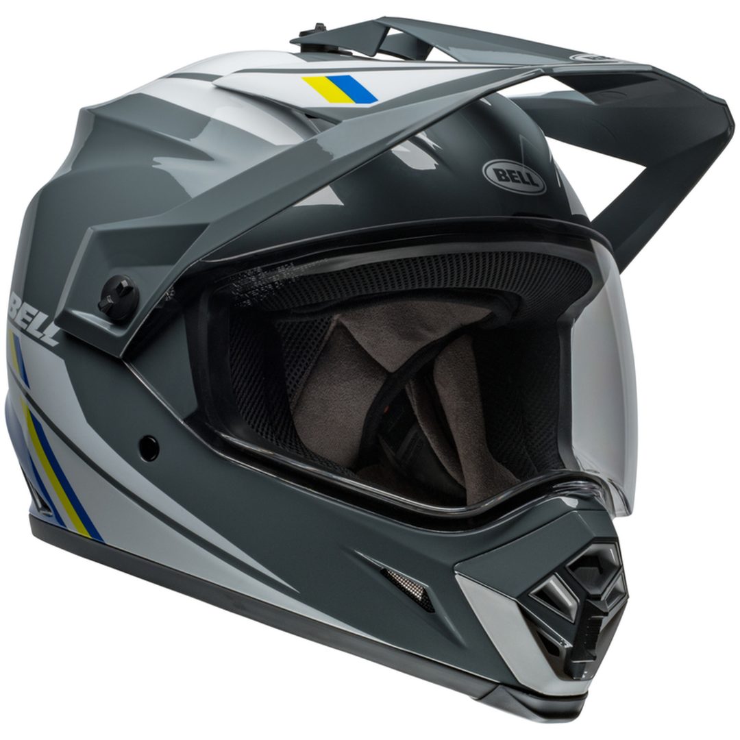 Adventure Hjelm Mx-9 Mips Alpine Blank Kul/Sølv/Sort BELL s – billede 10
