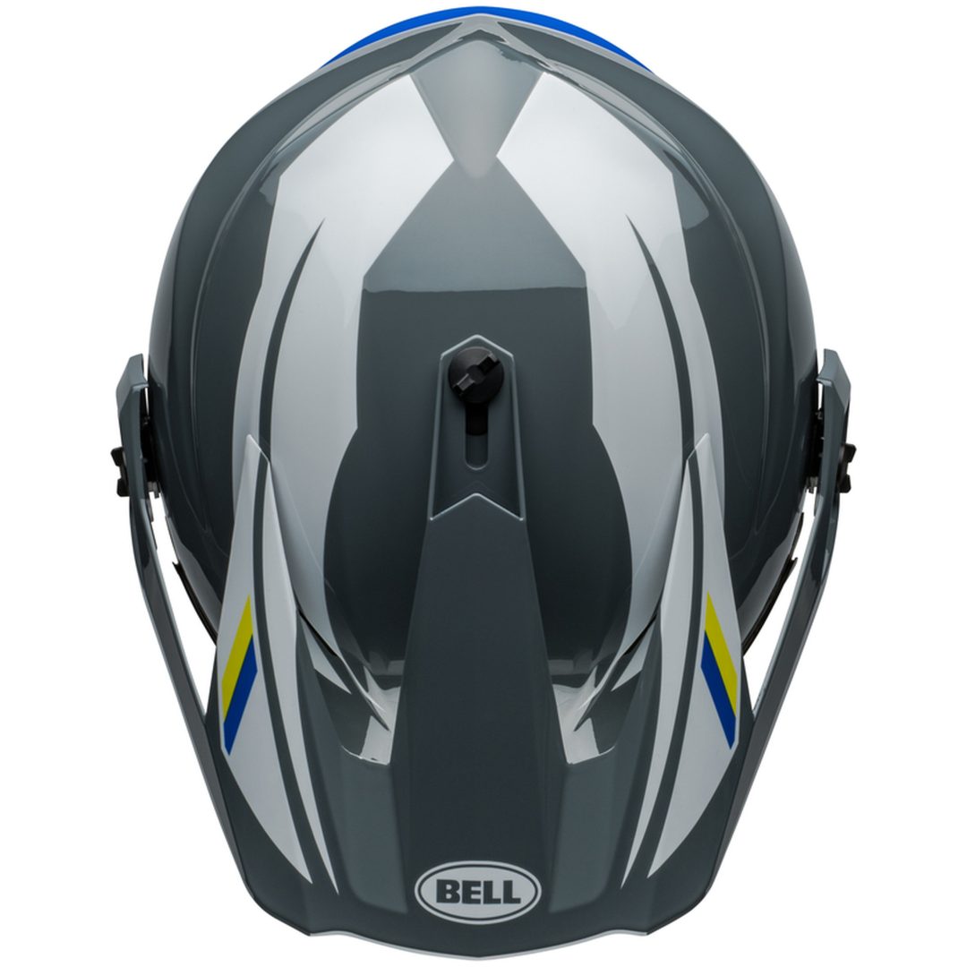 Adventure Hjelm Mx-9 Mips Alpine Blank Kul/Sølv/Sort BELL s – billede 3