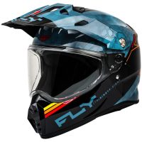 Adventure Hjelm Trekker Kryptek Conceal Skifer/sort/rød/blå FLY RACING