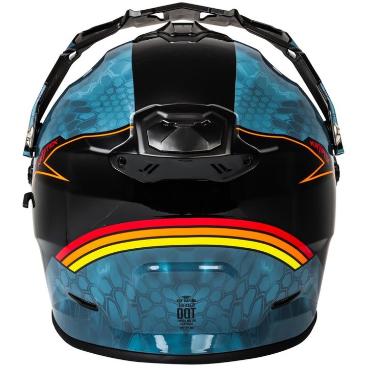 Adventure Hjelm Trekker Kryptek Conceal Skifer/sort/rød/blå FLY RACING s – billede 4