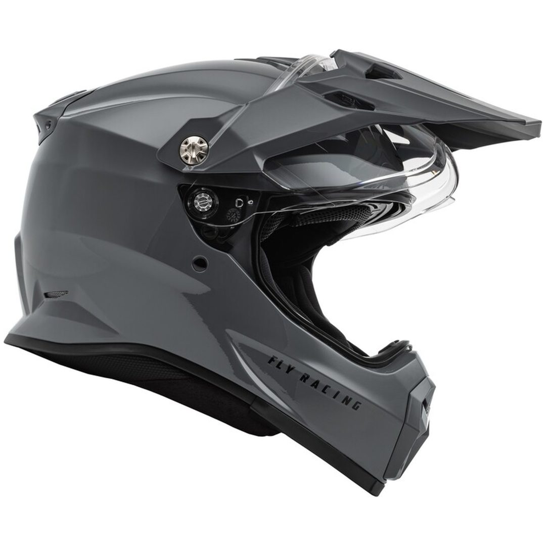 Adventure Hjelm Trekker Solid Grå FLY RACING s – billede 2