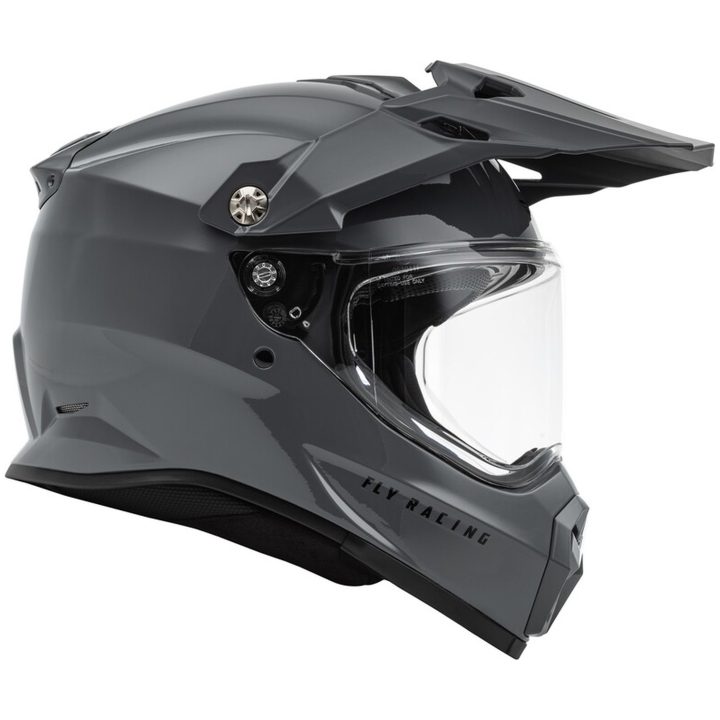 Adventure Hjelm Trekker Solid Grå FLY RACING s – billede 5