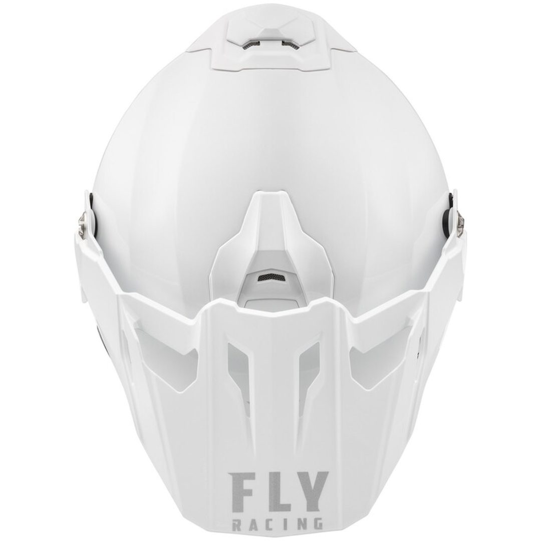 Adventure Hjelm Trekker Solid Hvid FLY RACING s – billede 3